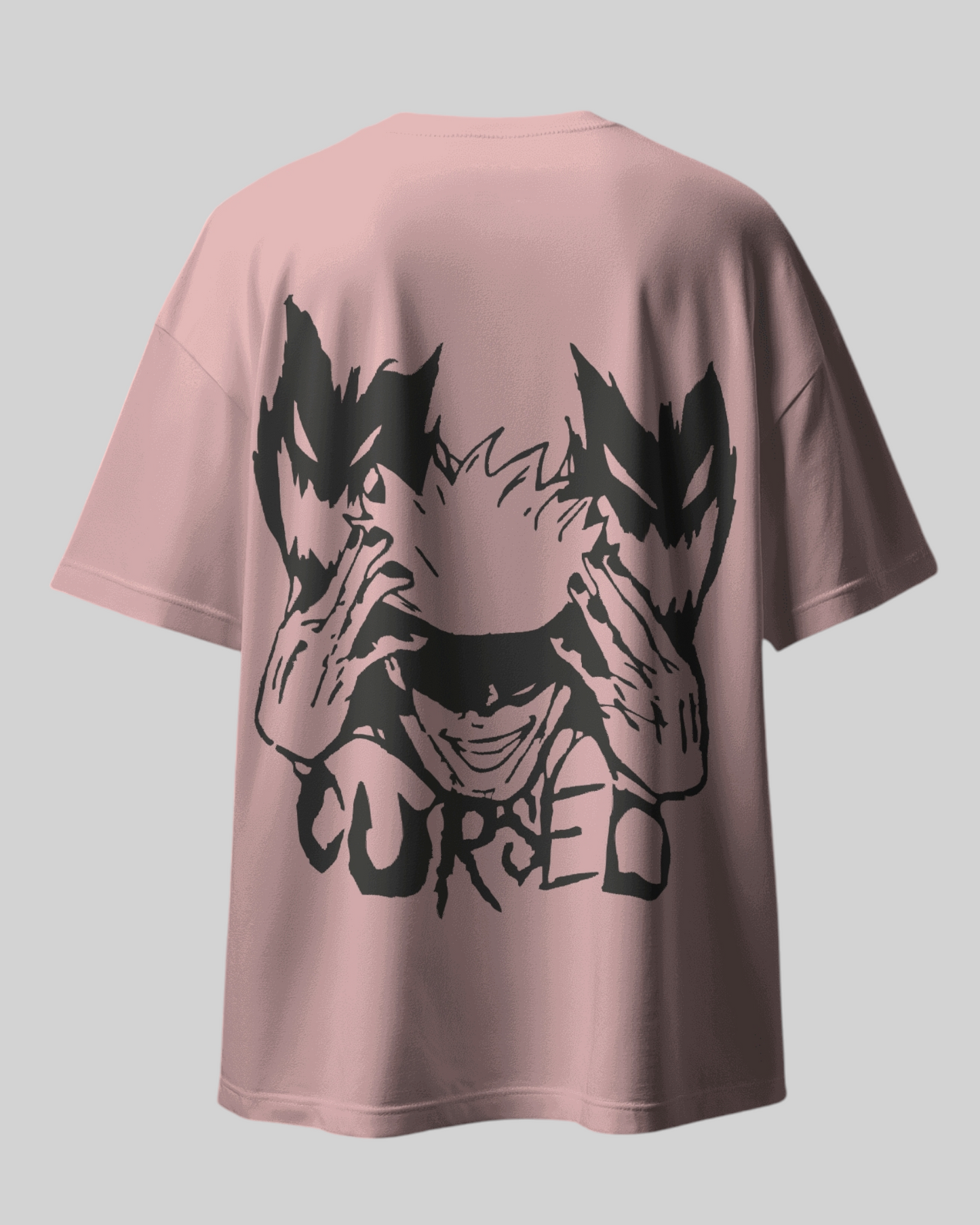 Gojo Cursed Printed Oversized T-shirt