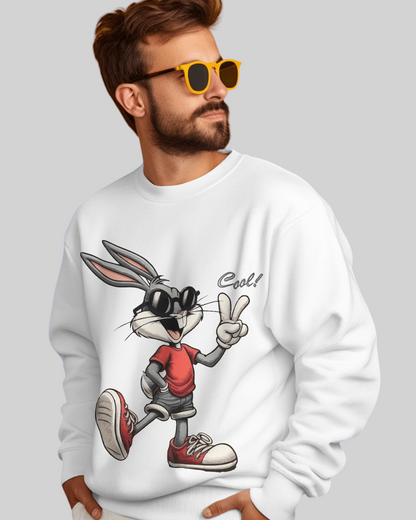 Bugs Bunny – The Happy Rabbit Printed Sweatshirt