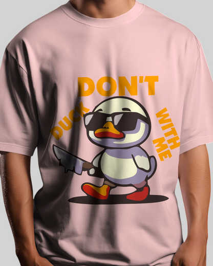 Don’t Duck Printed Oversized Tshirt