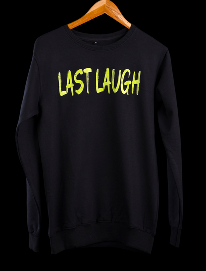 Last Laugh – Joker Black Printed Sweatshirt