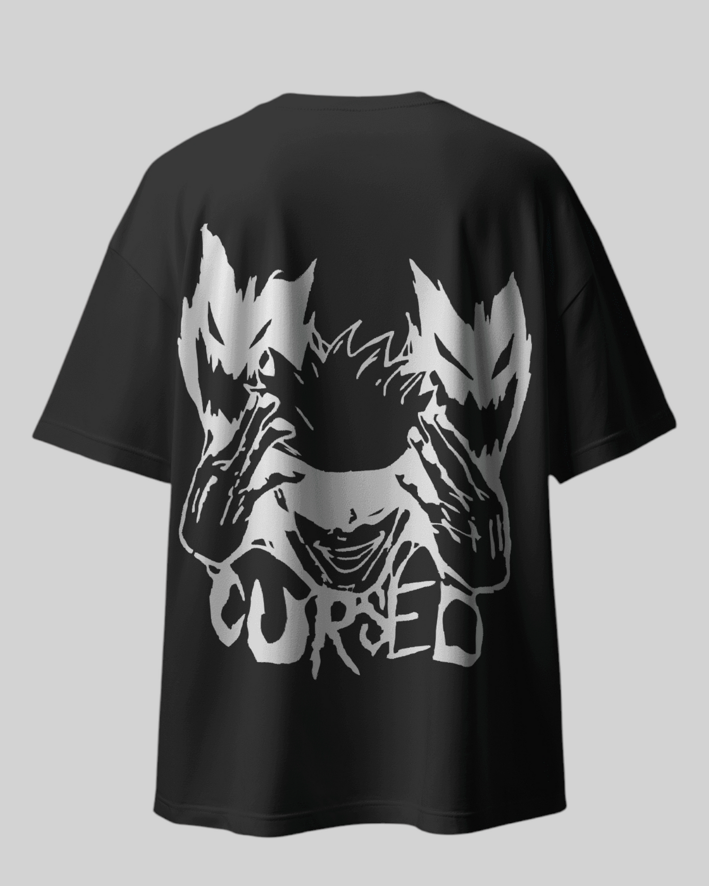 Gojo Cursed Printed Oversized T-shirt