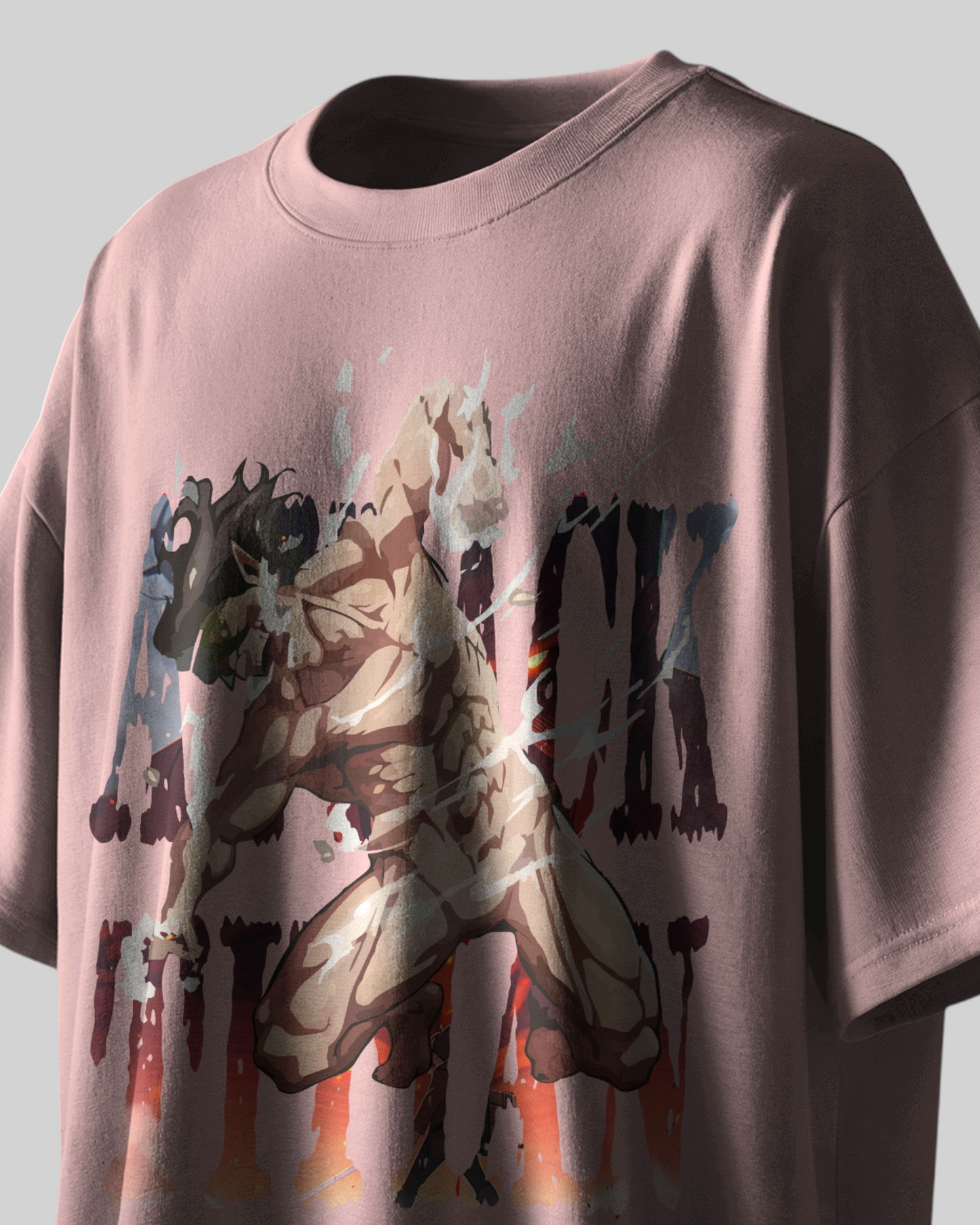 Attack on Titan Printed Oversized T-shirt