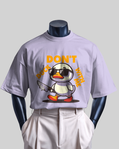 Don’t Duck Printed Oversized Tshirt