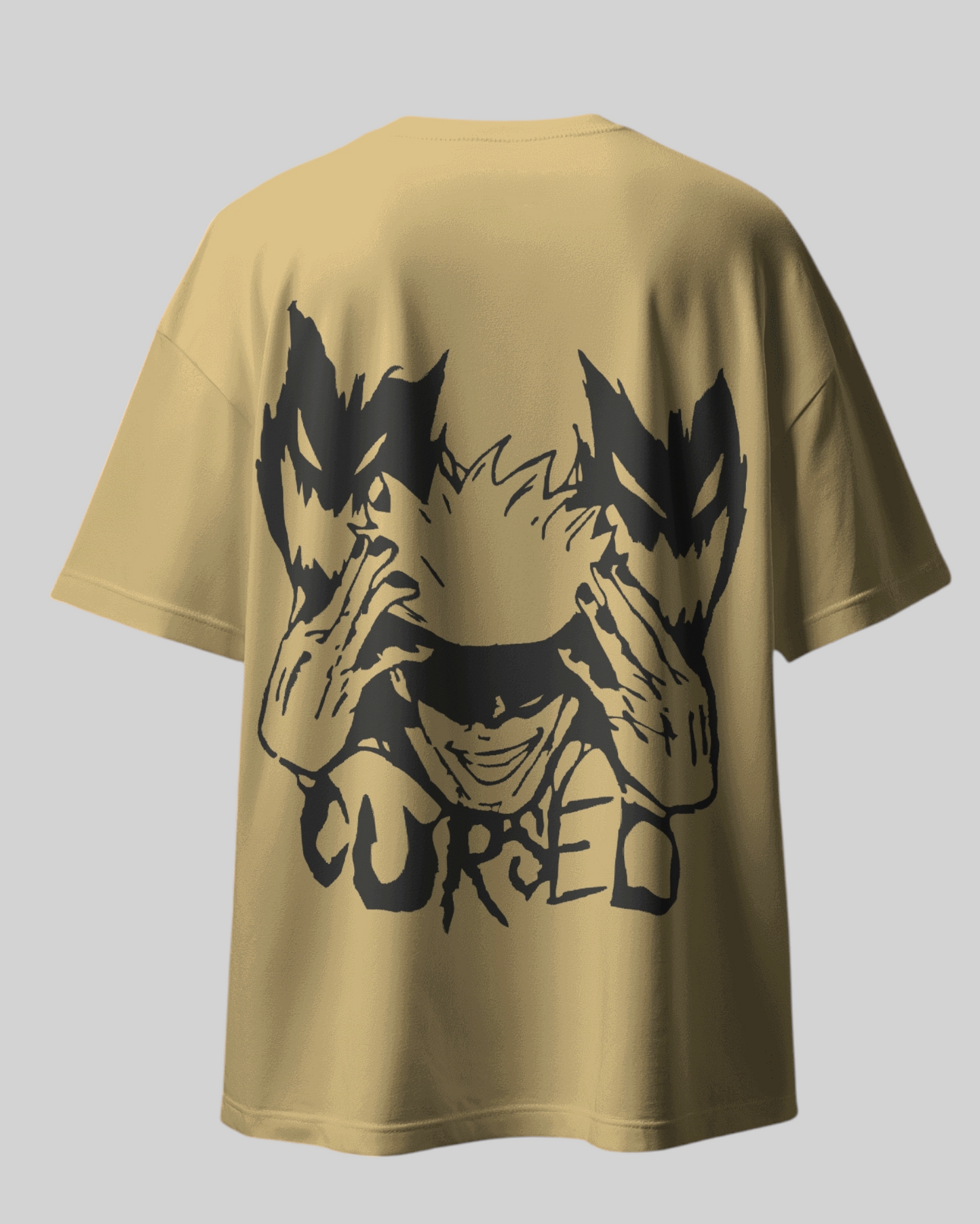 Gojo Cursed Printed Oversized T-shirt