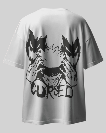 Gojo Cursed Printed Oversized T-shirt