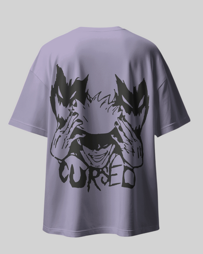 Gojo Cursed Printed Oversized T-shirt