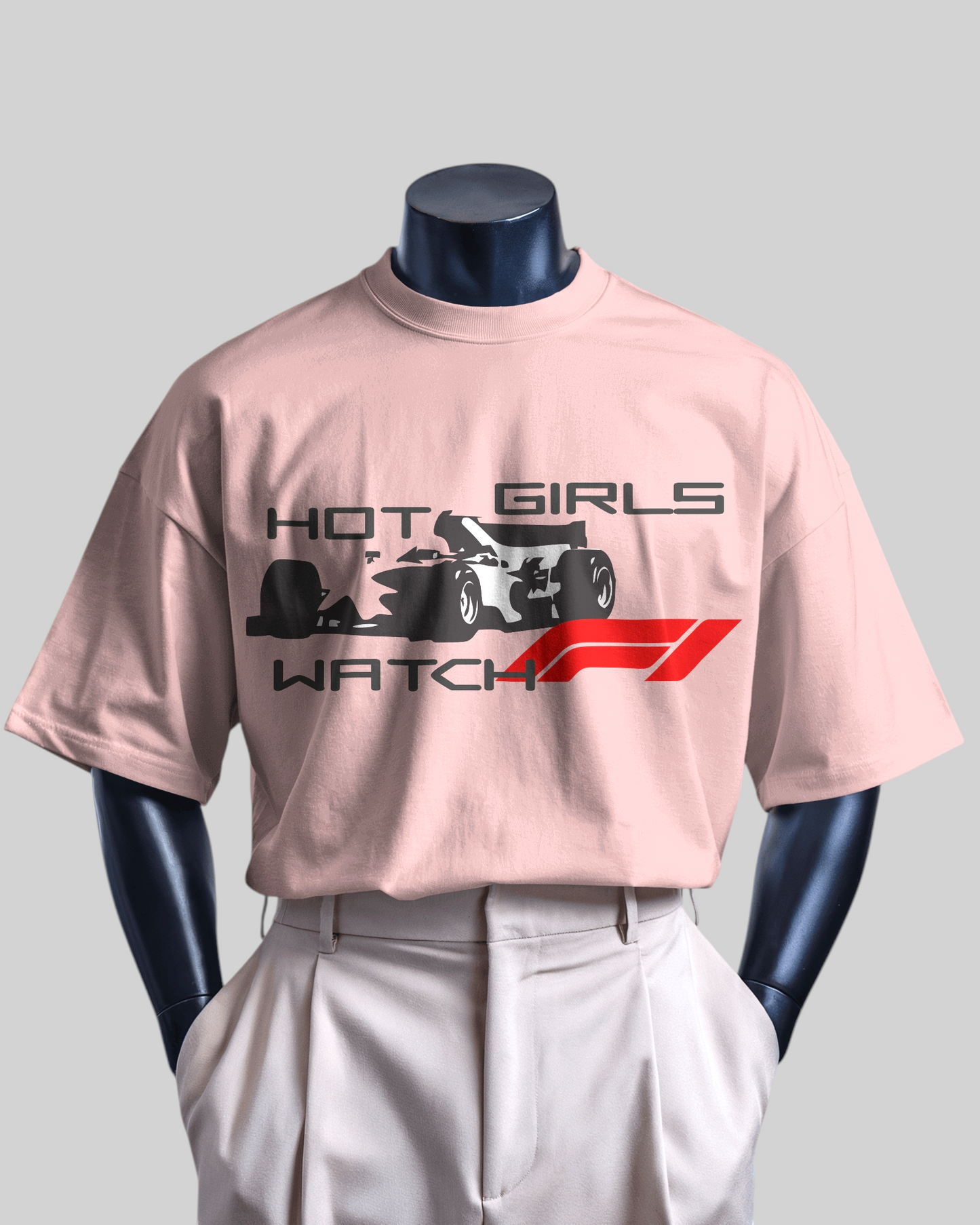 Speed & Style: F1 Beauties Printed Oversized T-shirt