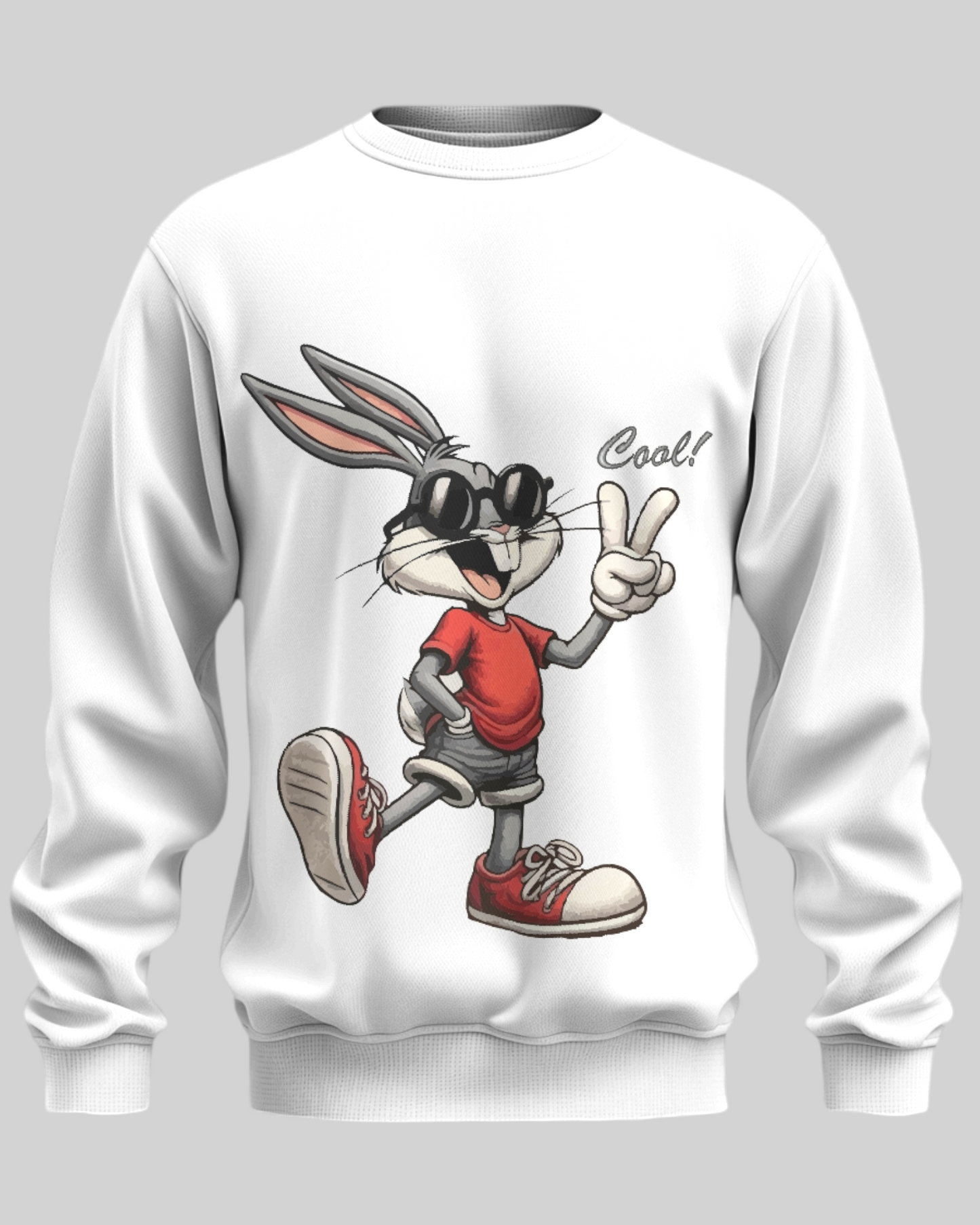 Bugs Bunny – The Happy Rabbit Printed Sweatshirt