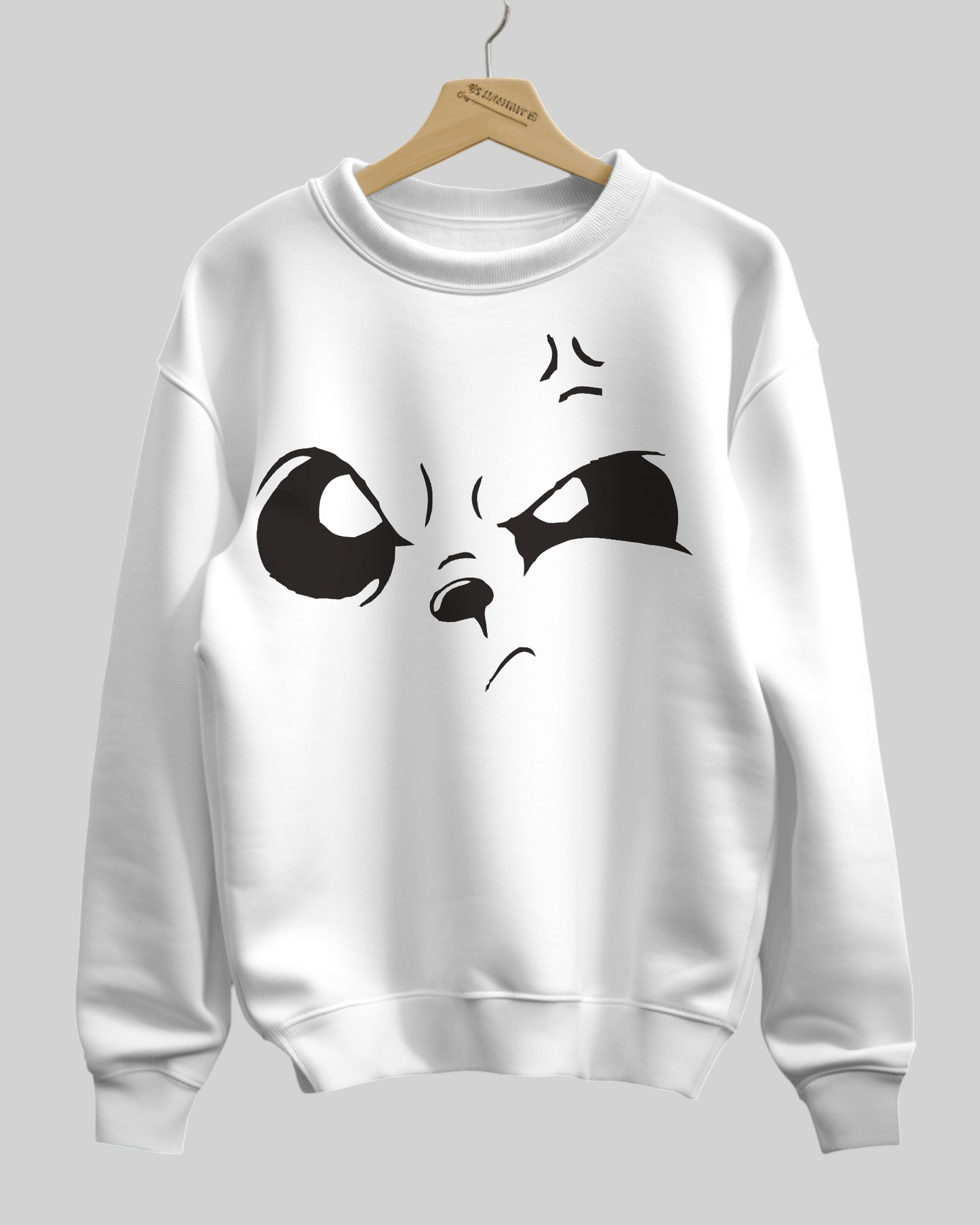 Look On Face Printed Sweatshirt