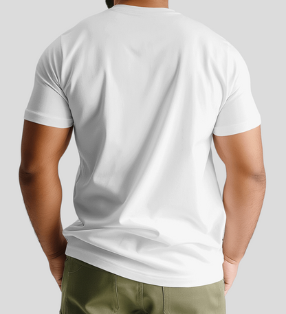 Type of Gamer Spirit Men’s Printed T-shirt in White