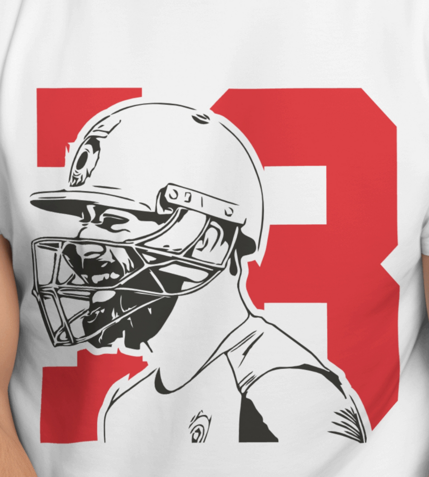 Virat Kohli Printed T-shirt in White