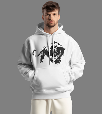 Men's White Jaguar Hoodie