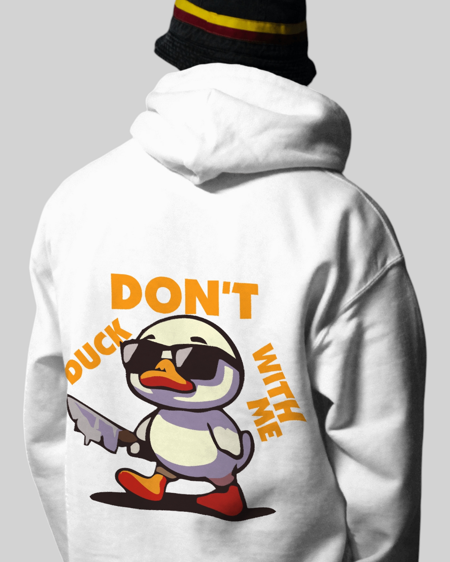 Don’t Duck Printed Hoodie