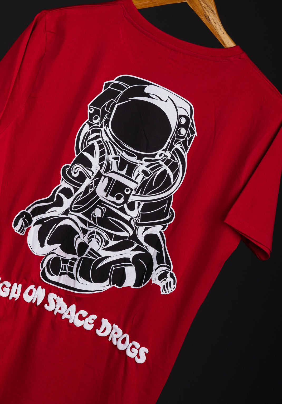 Red T-shirt with Astronaut Print