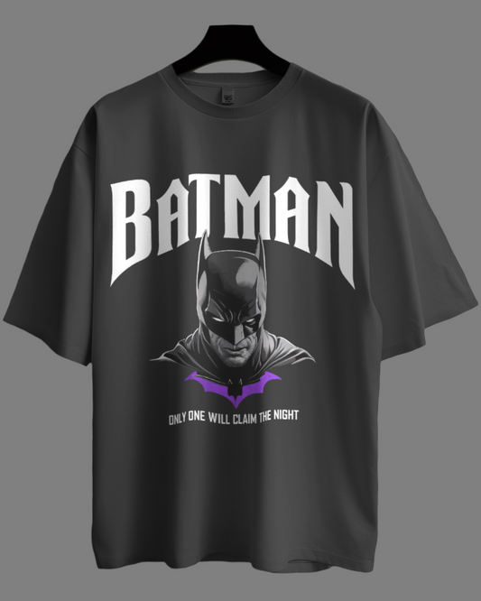 Oversized Black Batman T-Shirt