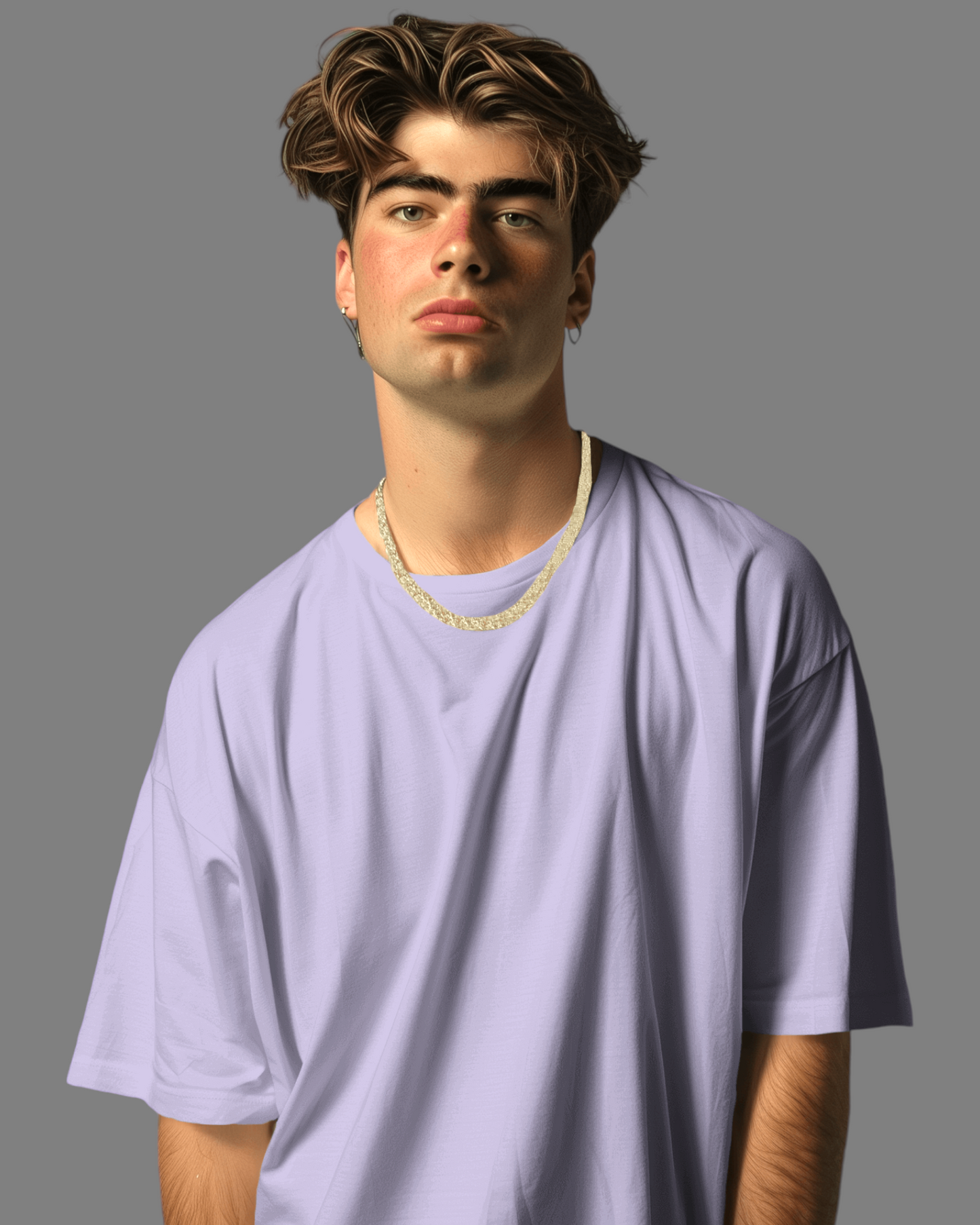 Oversized Men’s Plain T-shirt