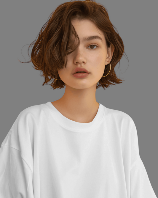 Oversized Women’s Plain T-shirt