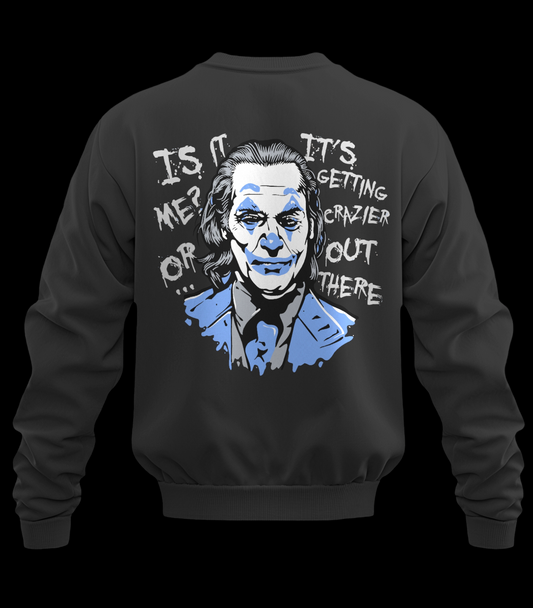 Is It Me? - Joker Men’s Printed Sweatshirt in Black