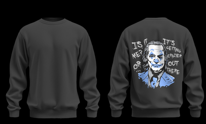 Is It Me? - Joker Men’s Printed Sweatshirt in Black