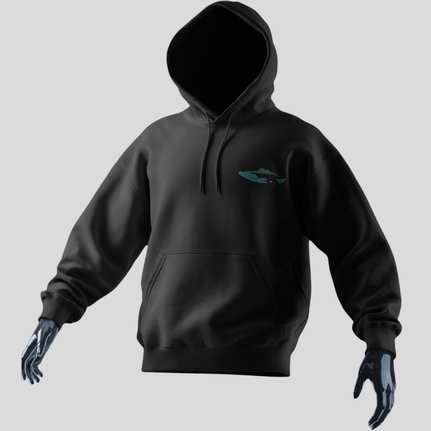 Alien’s – They Are Among Us Printed Hoodie in Black