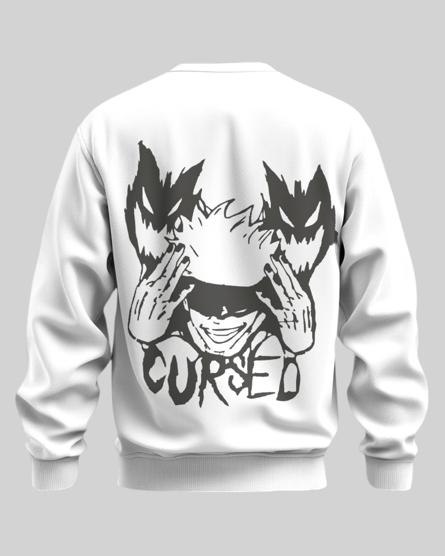 Gojo Cursed Printed Sweatshirt