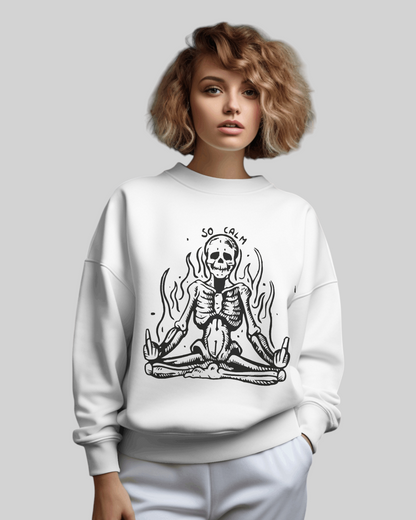 Zen Soul Vibes Printed Sweatshirt