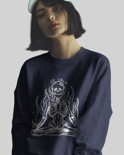 Zen Soul Vibes Printed Sweatshirt