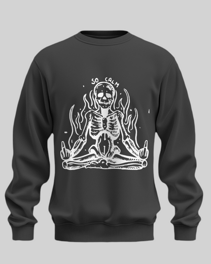 Zen Soul Vibes Printed Sweatshirt