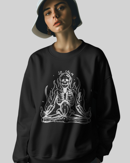 Zen Soul Vibes Printed Sweatshirt