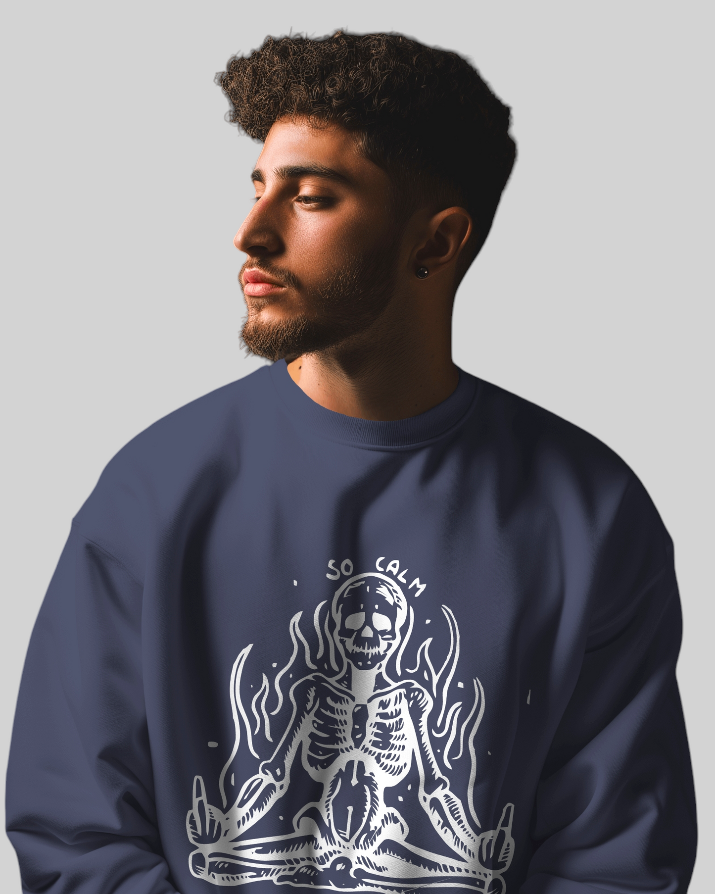 Zen Soul Vibes Printed Sweatshirt