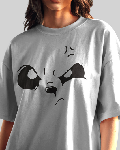 Look On Face Printed Oversized T-shirt