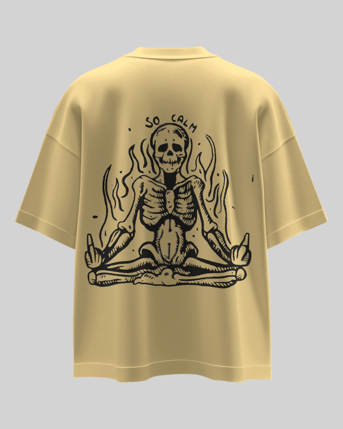 Zen Soul Vibes Printed Oversized T-shirt