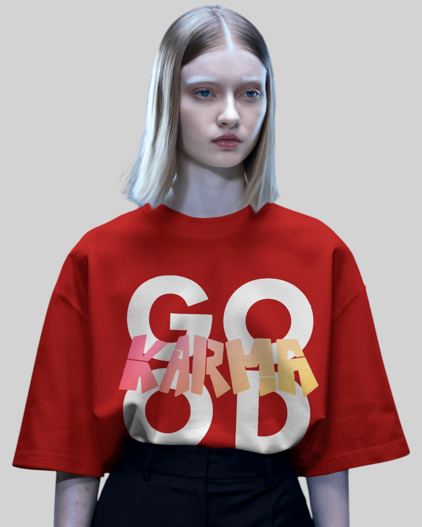 Go Karma – Good Printed Oversized T-shirt