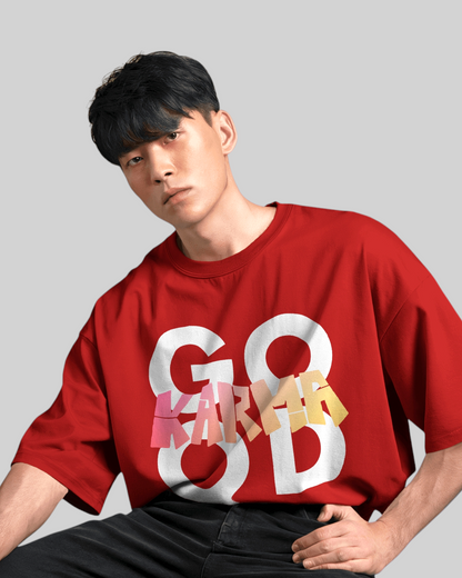 Go Karma – Good Printed Oversized T-shirt