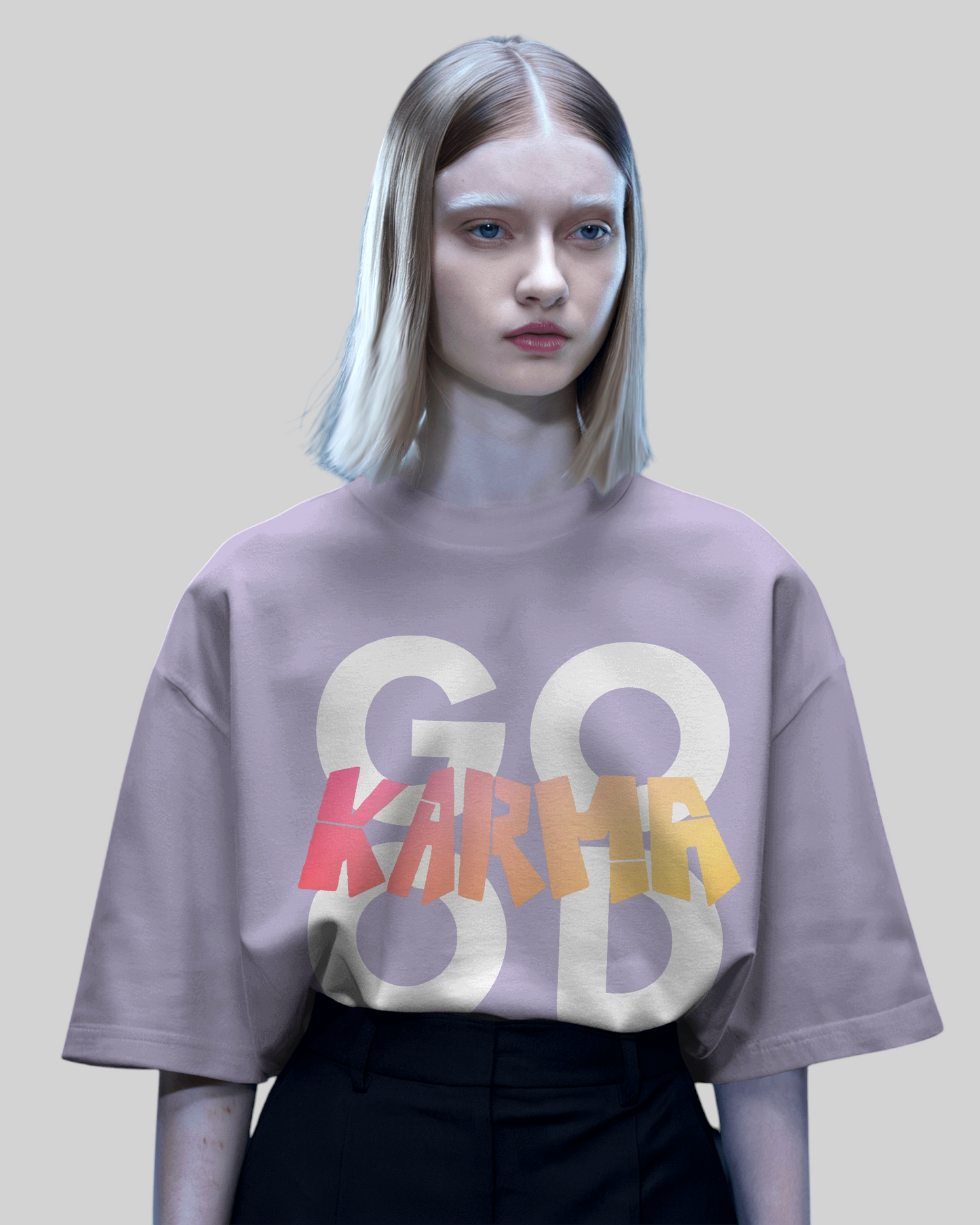 Go Karma – Good Printed Oversized T-shirt