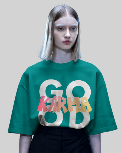 Go Karma – Good Printed Oversized T-shirt