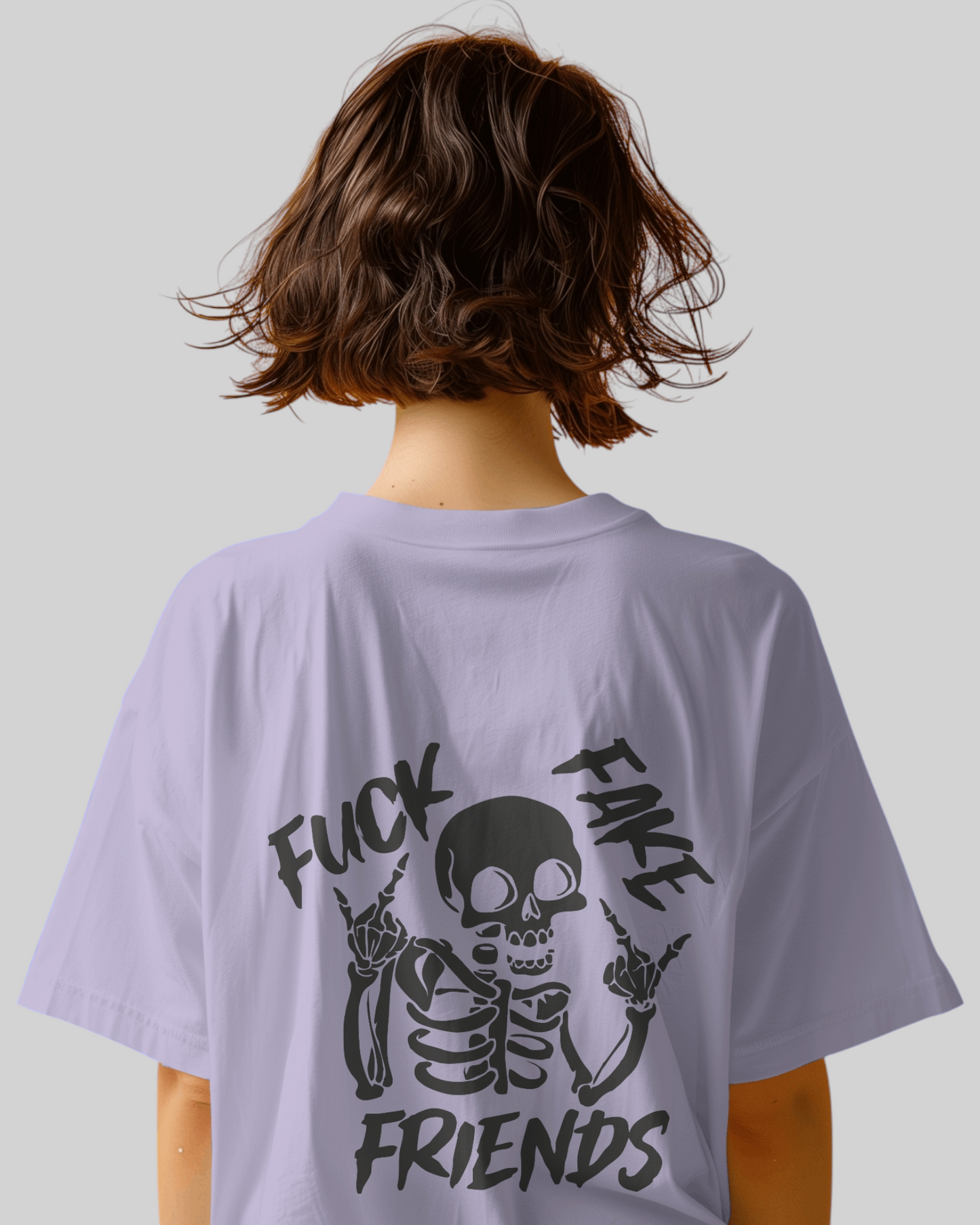 Friends Printed Oversized T-shirt