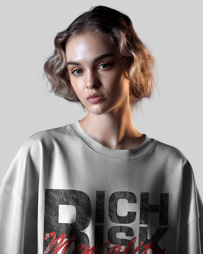 Rich Mentality Printed Oversized T-shirt