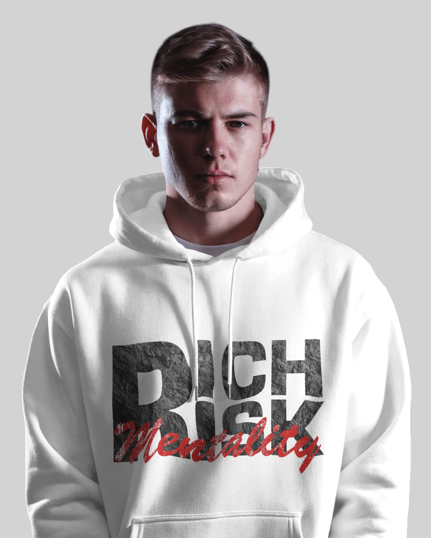 Rich Mentality Printed Hoodie