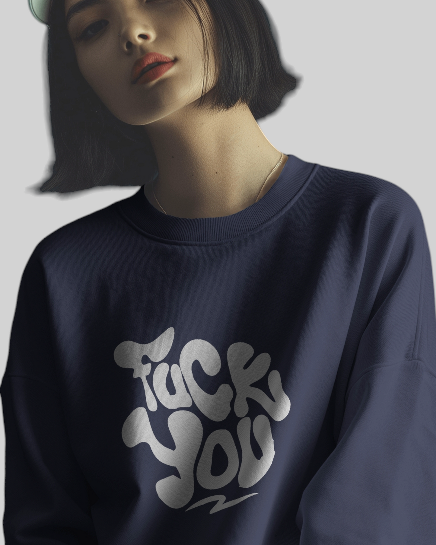 No Filter – Fuck You Printed Sweatshirt