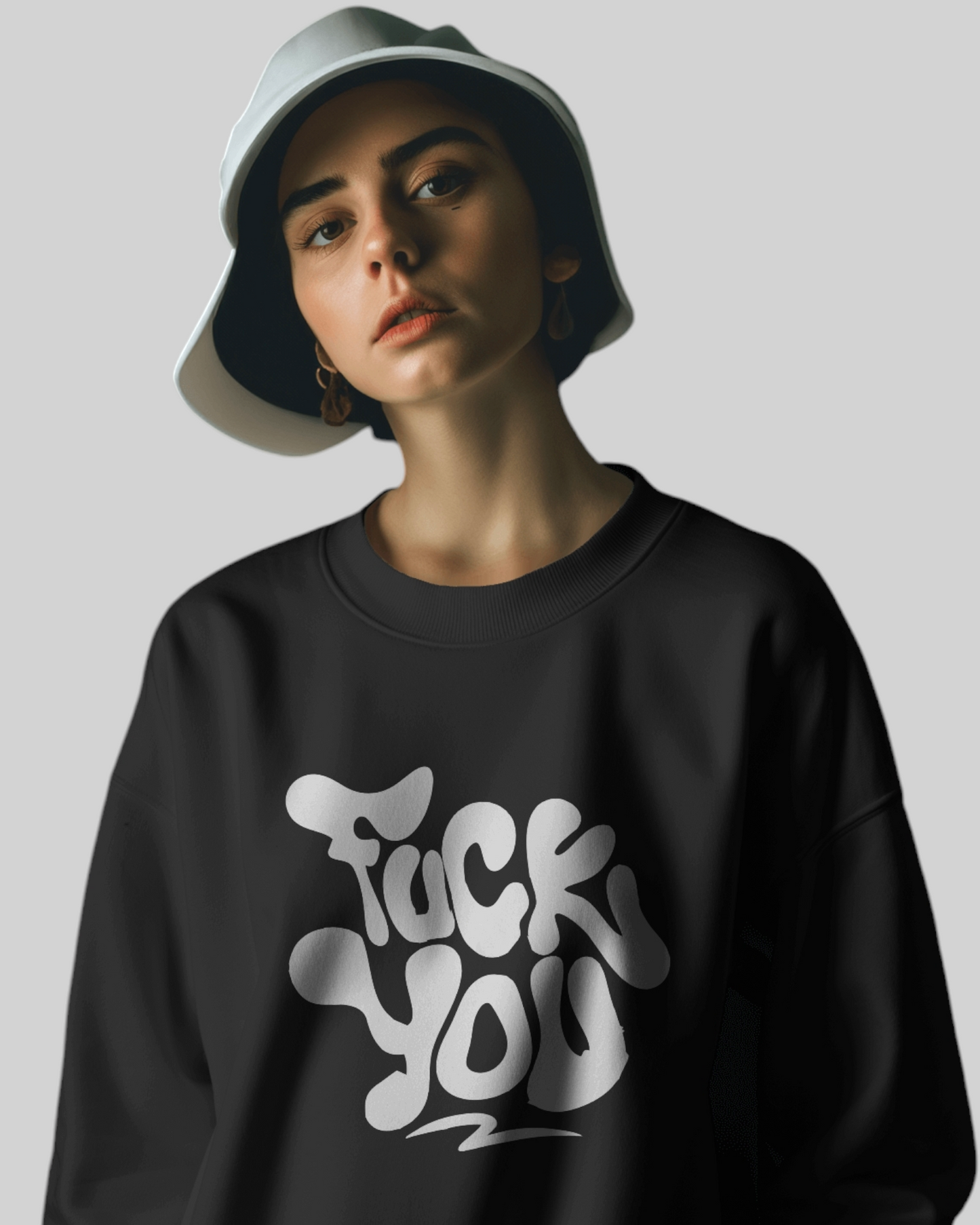 No Filter – Fuck You Printed Sweatshirt