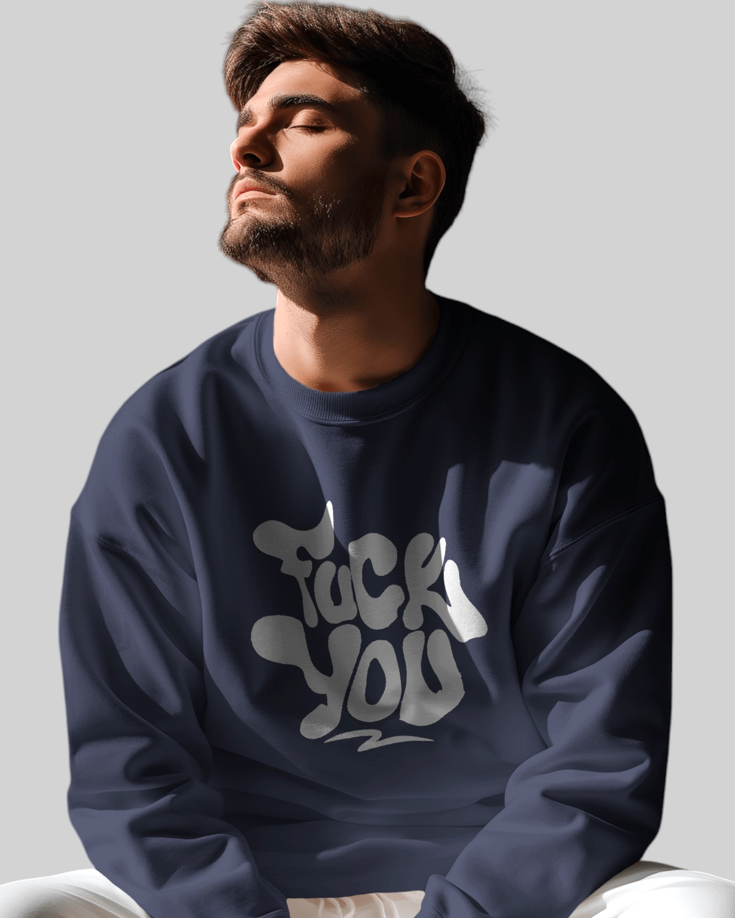 No Filter – Fuck You Printed Sweatshirt