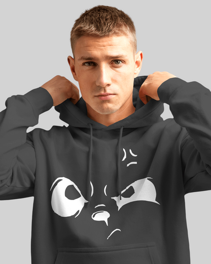 Look On Face Printed Hoodie