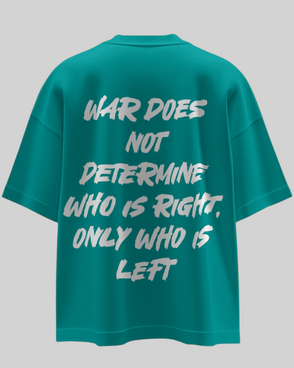 War – The Last Stand Printed Oversized T-shirt