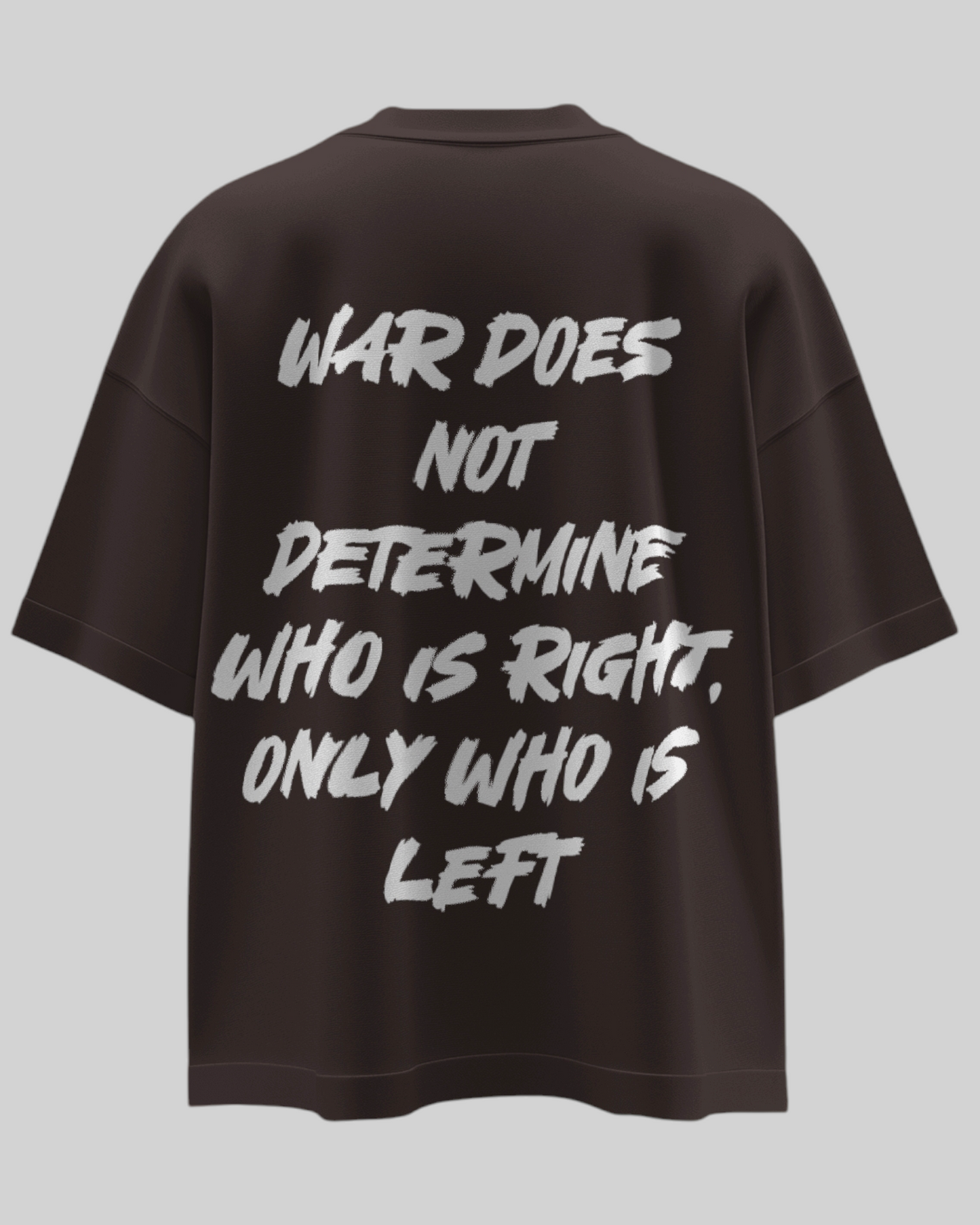 War – The Last Stand Printed Oversized T-shirt