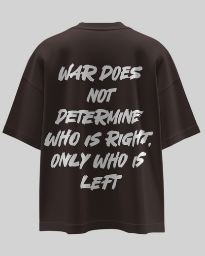 War – The Last Stand Printed Oversized T-shirt