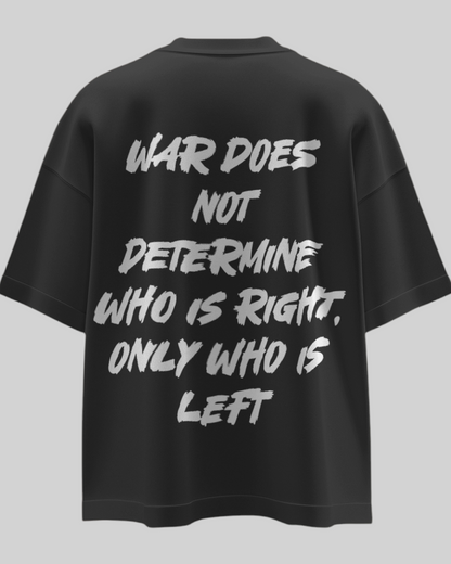 War – The Last Stand Printed Oversized T-shirt