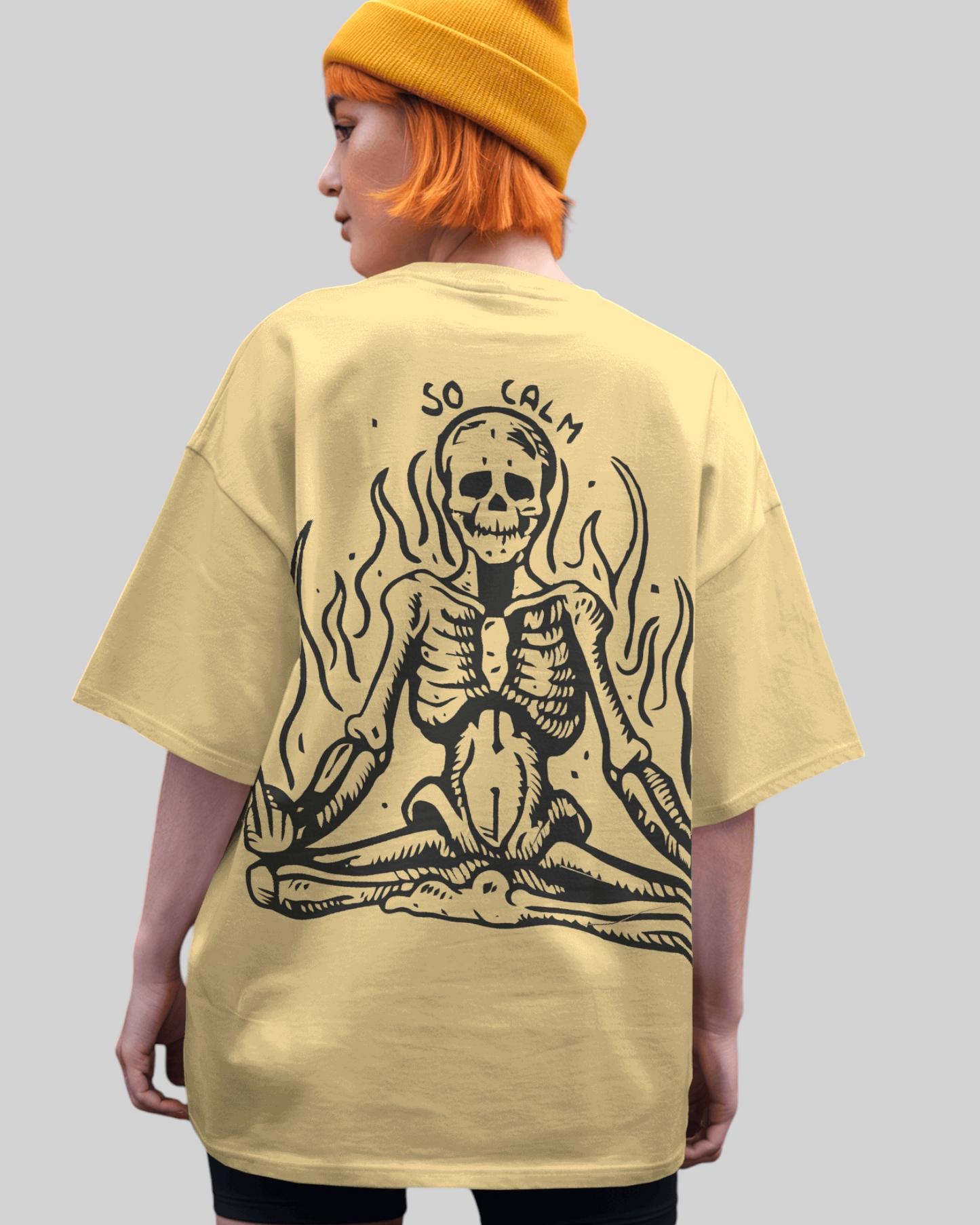 Zen Soul Vibes Printed Oversized T-shirt