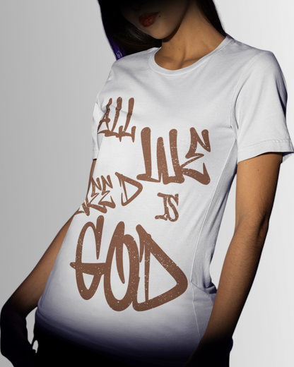 We Need God Printed T-shirt