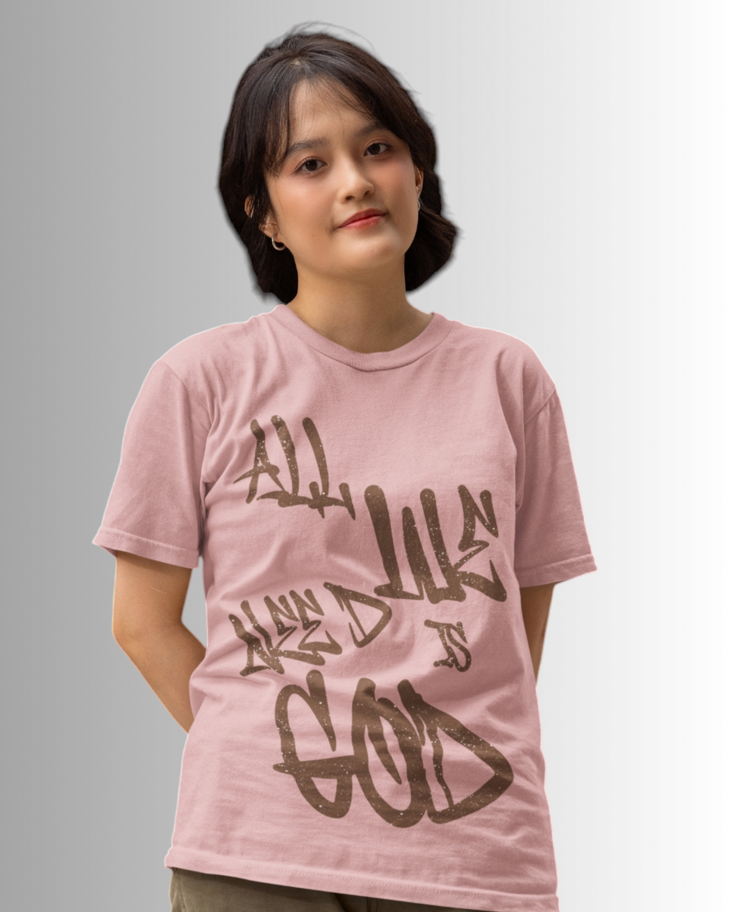 We Need God Printed T-shirt